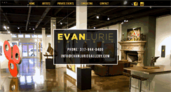 Desktop Screenshot of evanluriegallery.com
