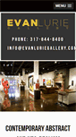 Mobile Screenshot of evanluriegallery.com