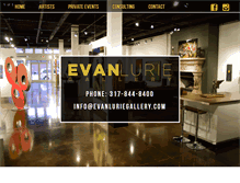 Tablet Screenshot of evanluriegallery.com